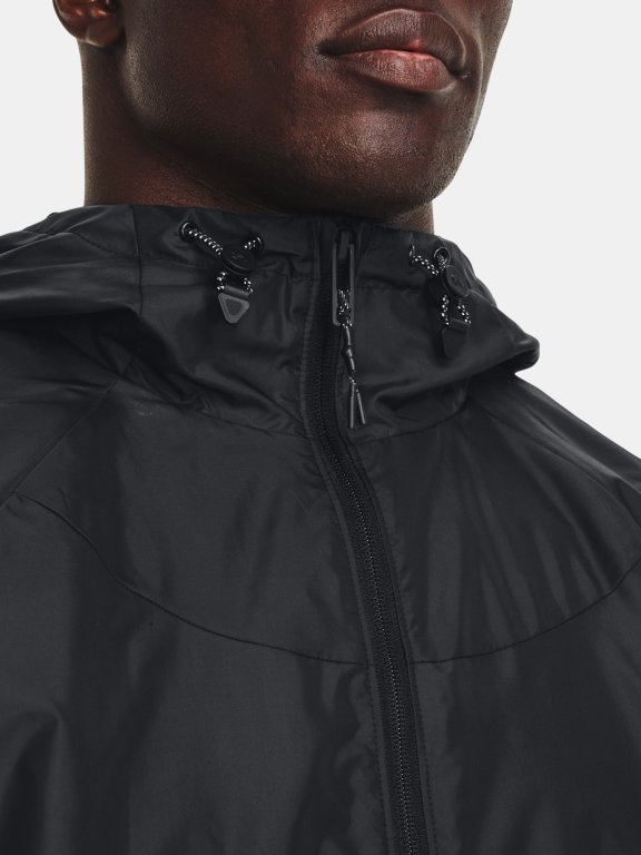 Bunda Under Armour UA Rush Woven FZ - čierna