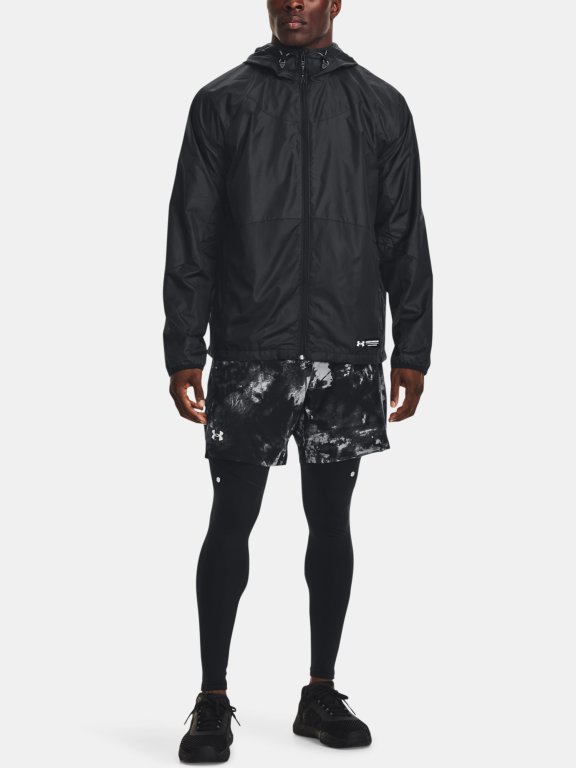 Bunda Under Armour UA Rush Woven FZ - čierna