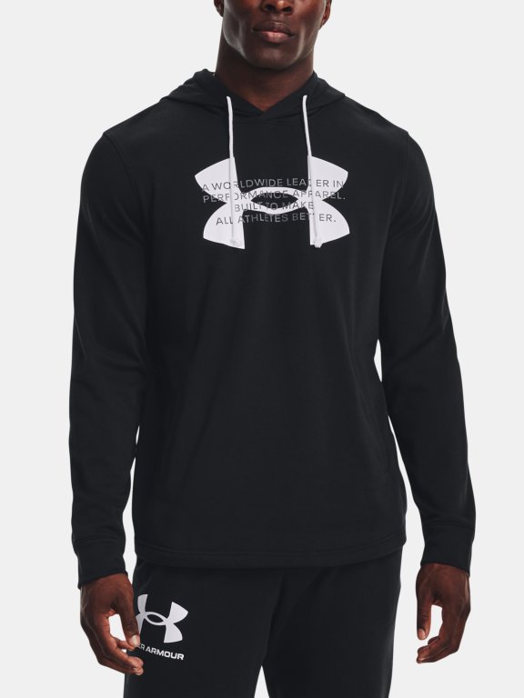 Mikina Under Armour UA Rival Terry Logo Hoodie M - černá
