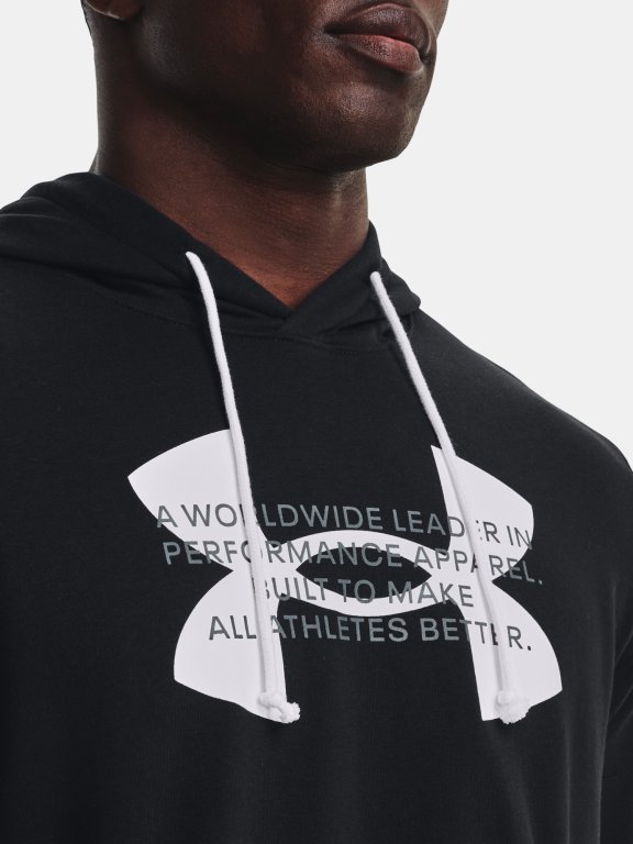 Mikina Under Armour UA Rival Terry Logo Hoodie M - černá
