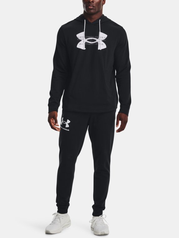 Mikina Under Armour UA Rival Terry Logo Hoodie M - černá