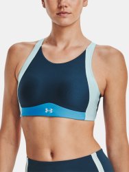 Podprsenka Under Armour UA Infinity Mid High Neck Shine-BLU