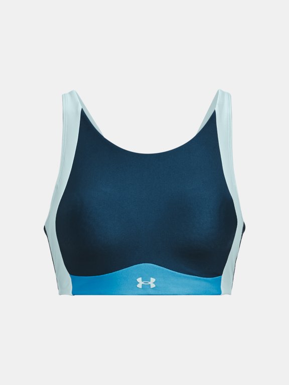 Podprsenka Under Armour UA Infinity Mid High Neck Shine-BLU