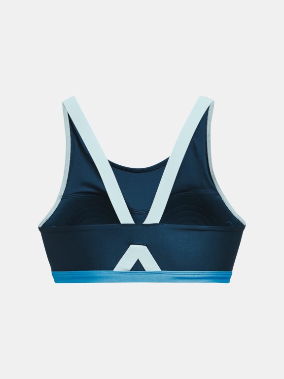 Podprsenka Under Armour UA Infinity Mid High Neck Shine-BLU