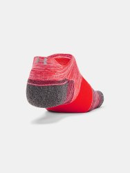 Ponožky Under Armour UA Run No Show Tab 2pk - červená