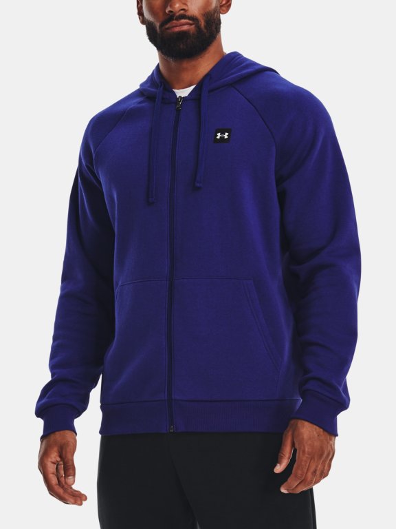Mikina Under Armour UA Rival Fleece FZ Hoodie-BLU