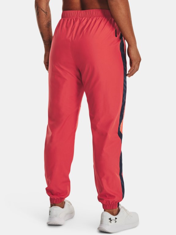 Kalhoty Under Armour UA Rush Woven Pant W - červená