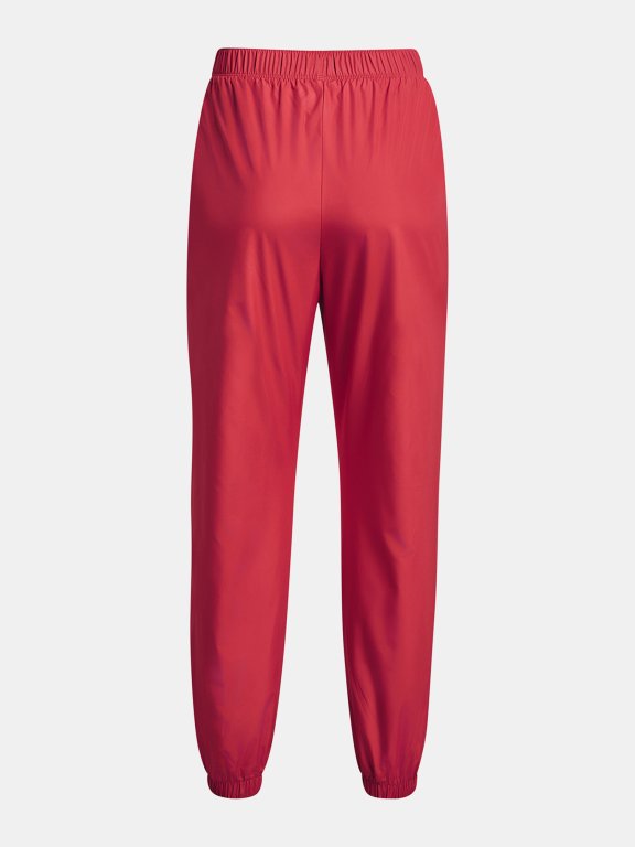 Kalhoty Under Armour UA Rush Woven Pant W - červená