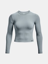 Tričko Under Armour UA Rush Seamless LS - modrá