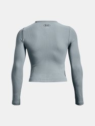 Tričko Under Armour UA Rush Seamless LS - modrá