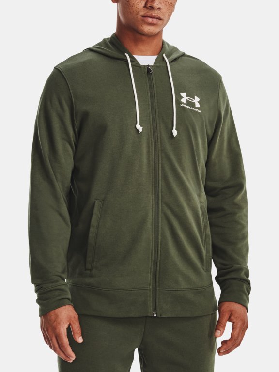 Кофта Under Armour UA Rival Terry LC FZ M - зелена