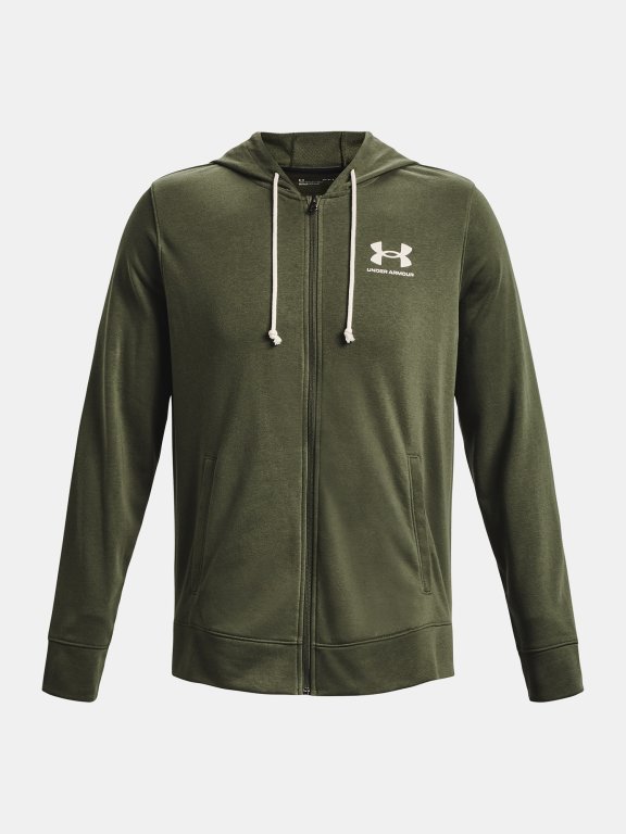 Кофта Under Armour UA Rival Terry LC FZ M - зелена