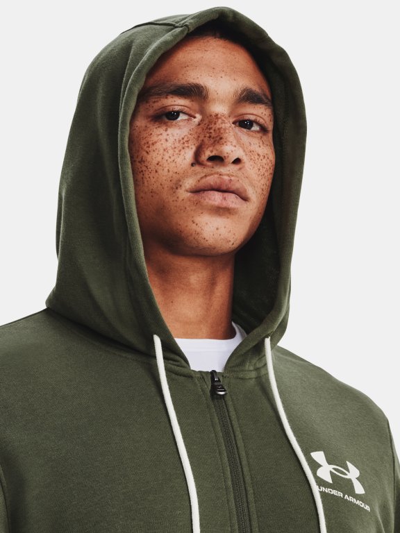 Кофта Under Armour UA Rival Terry LC FZ M - зелена