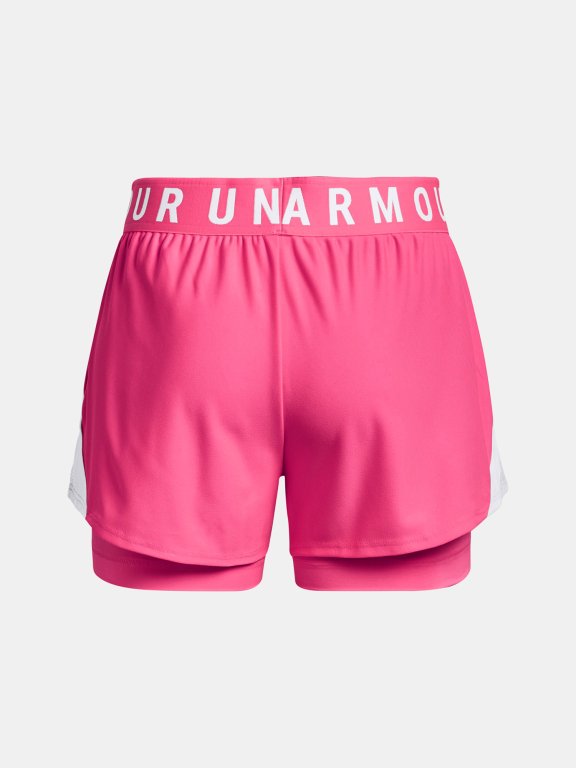 Kraťasy Under Armour Play Up 2-in-1 Shorts W - růžová