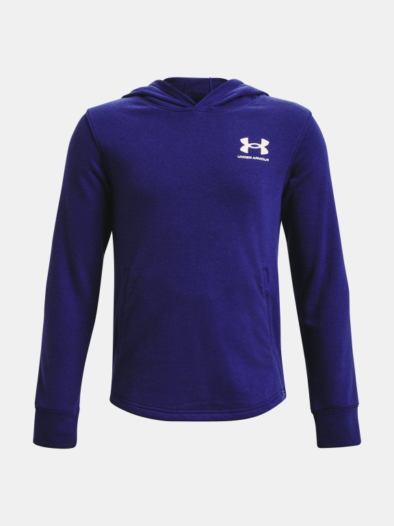 Кофта Under Armour UA Rival Terry Hoodie J - синя