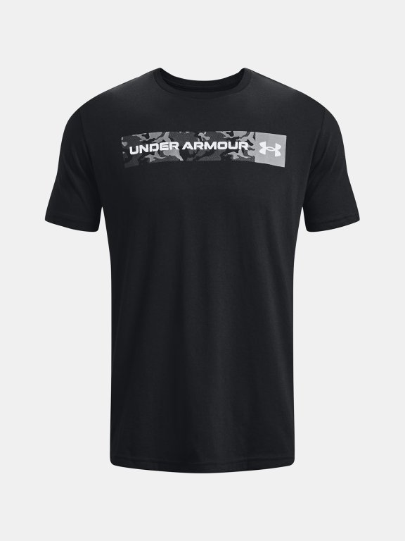 Футболка Under Armour UA CAMO CHEST STRIPE SS-BLK