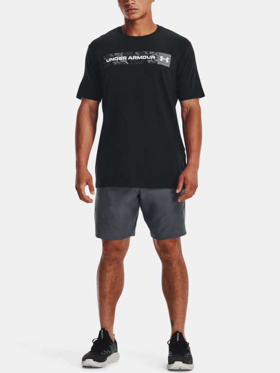 Футболка Under Armour UA CAMO CHEST STRIPE SS-BLK
