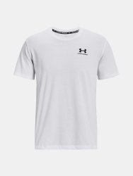 Футболка Under Armour UA LOGO EMB HEAVYWEIGHT SS-WHT