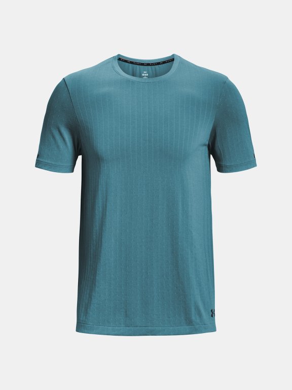 Tričko Under Armour UA Rush Seamless SS - modrá