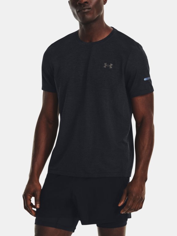 Футболка Under Armour UA Seamless Stride SS M - чорна