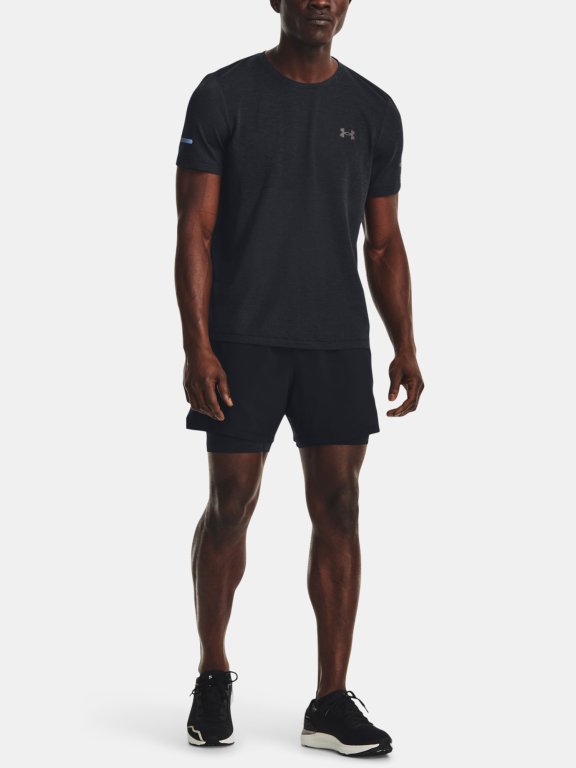 Футболка Under Armour UA Seamless Stride SS M - чорна