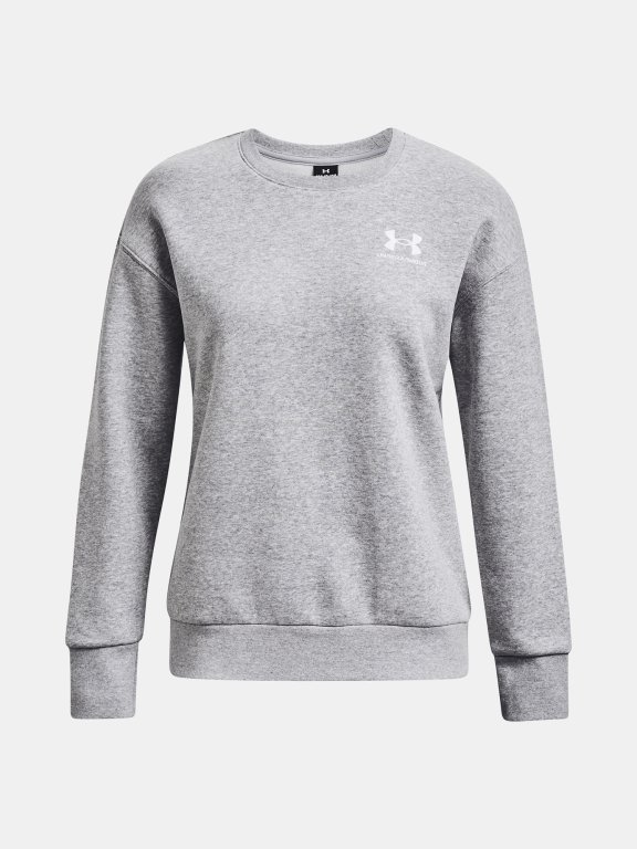 Кофта Under Armour Essential Fleece Crew W - сіра
