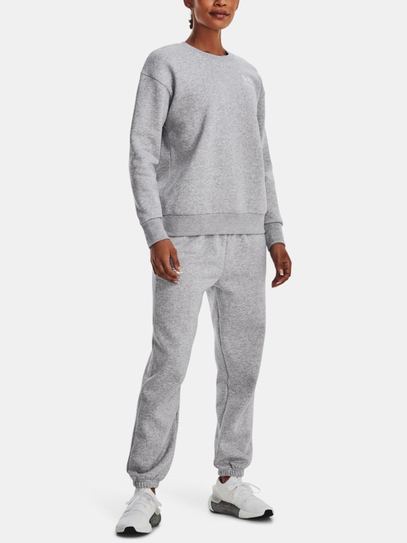 Кофта Under Armour Essential Fleece Crew W - сіра