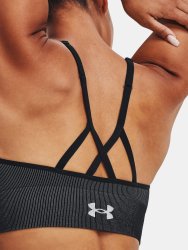 Podprsenka Under Armour UA Seamless Low Long Rib W - černá