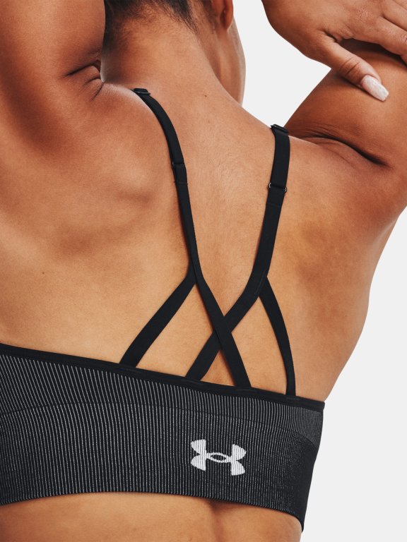 Podprsenka Under Armour UA Seamless Low Long Rib W - černá