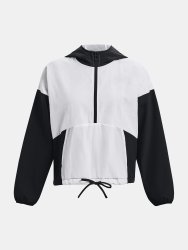 Bunda Under Armour Woven Graphic Jacket W - černá/bílá