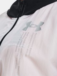 Bunda Under Armour Woven Graphic Jacket W - černá/bílá