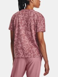 Tričko Under Armour UA LOGO AOP HEAVYWEIGHT SS-PNK