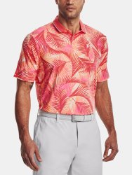 Футболка Under Armour UA Iso-Chill Grphc Palm Polo-PNK