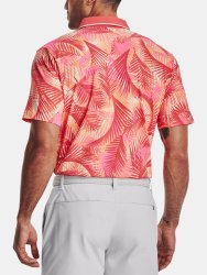 Футболка Under Armour UA Iso-Chill Grphc Palm Polo-PNK