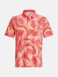 Футболка Under Armour UA Iso-Chill Grphc Palm Polo-PNK