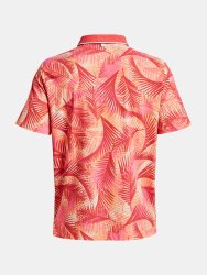 Футболка Under Armour UA Iso-Chill Grphc Palm Polo-PNK