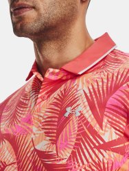 Футболка Under Armour UA Iso-Chill Grphc Palm Polo-PNK