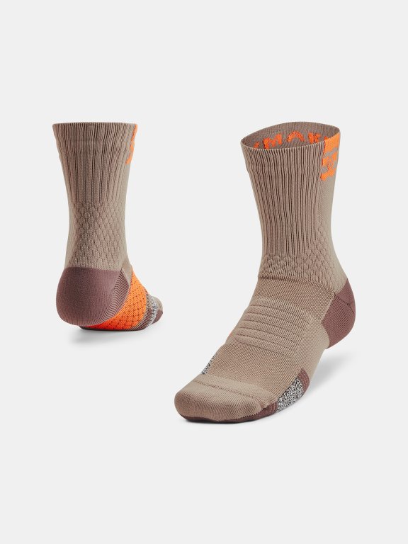 Шкарпетки Under Armour UA AD Playmaker 1pk Mid-BRN