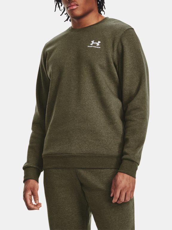Світшот Under Armour Essential Fleece Crew Sweatshirt - зелена