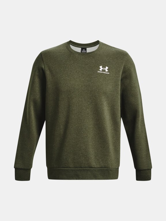 Світшот Under Armour Essential Fleece Crew Sweatshirt - зелена
