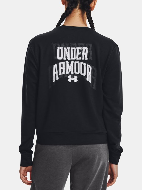 Світшот Under Armour UA Rival Terry Graphic Crew W - чорний