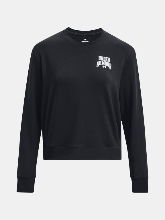 Світшот Under Armour UA Rival Terry Graphic Crew W - чорний