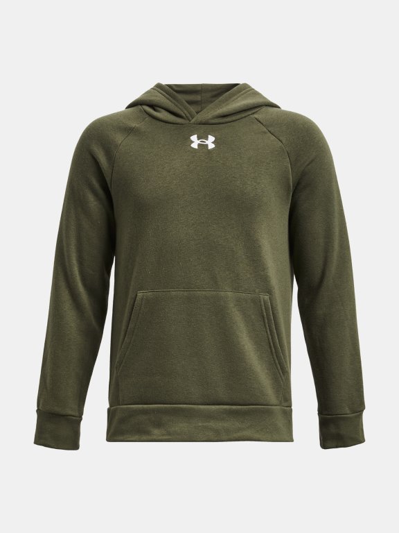 Худі Under Armour UA Rival Fleece Hoodie J - зелене