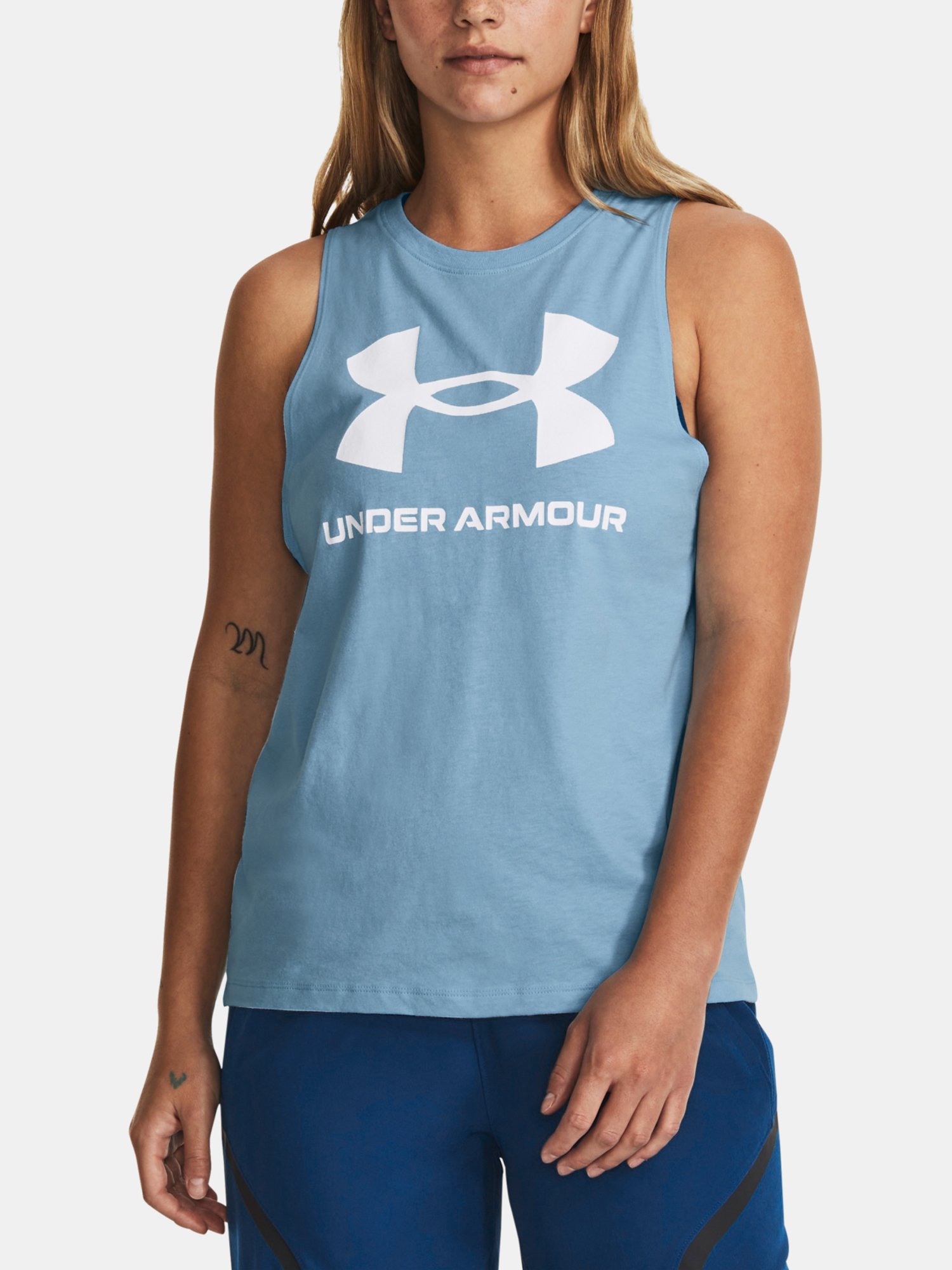 Under Armour Tílko Under Armour UA W LIVE SPORTSTYLE TANK-BLU - Sportovna