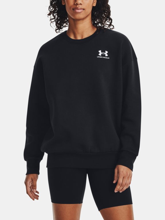 Кофта Under Armour Essential Flc OS Crew-BLK