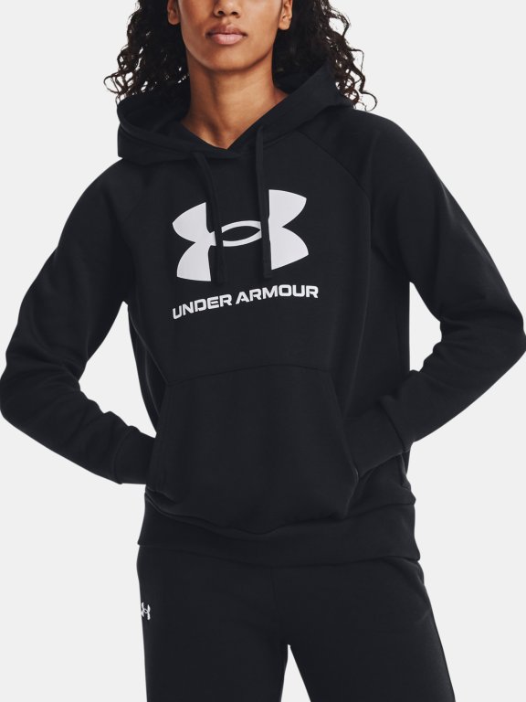 Світшот Under Armour Rival Fleece Big Logo Hdy W - чорний