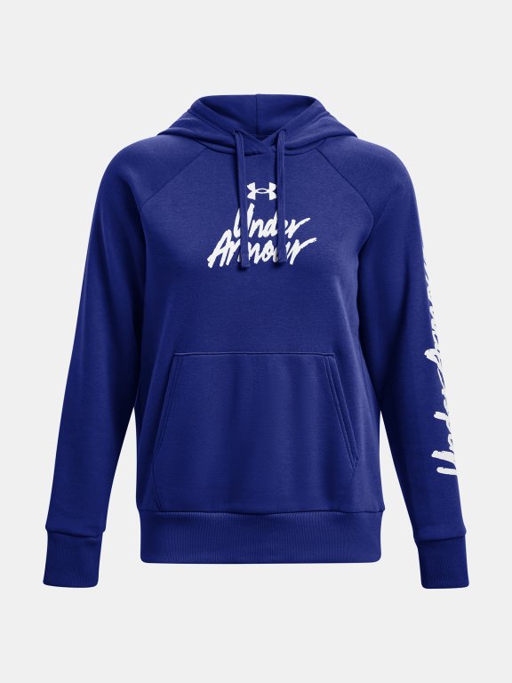 Mikina Under Armour UA Rival Fleece Graphic Hdy-BLU