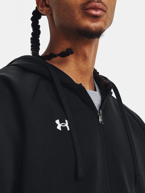 Худі Under Armour Rival Fleece FZ Hoodie M - чорний