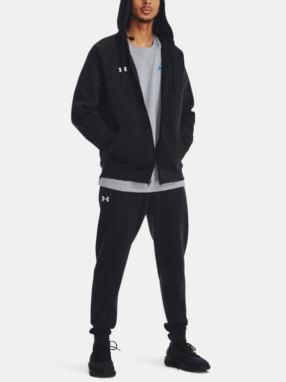 Худі Under Armour Rival Fleece FZ Hoodie M - чорний