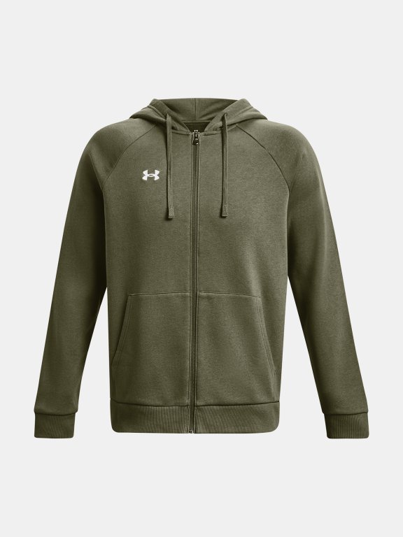 Худі Under Armour Rival Fleece FZ Hoodie M - зелений